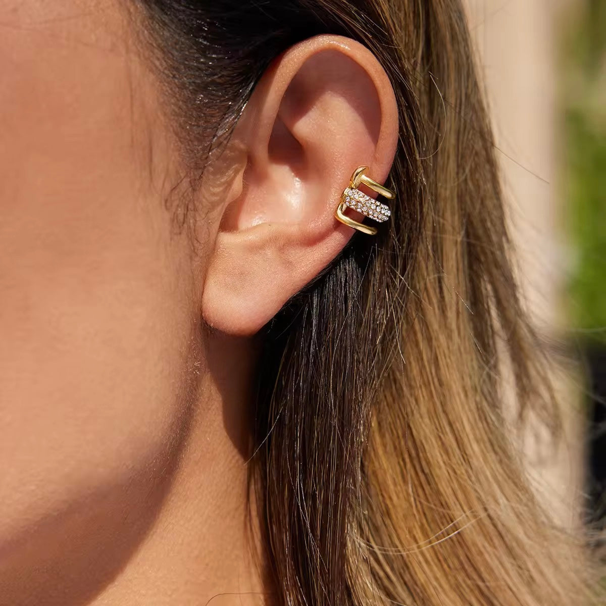 Pave Triple Ear Cuffs (Pair)