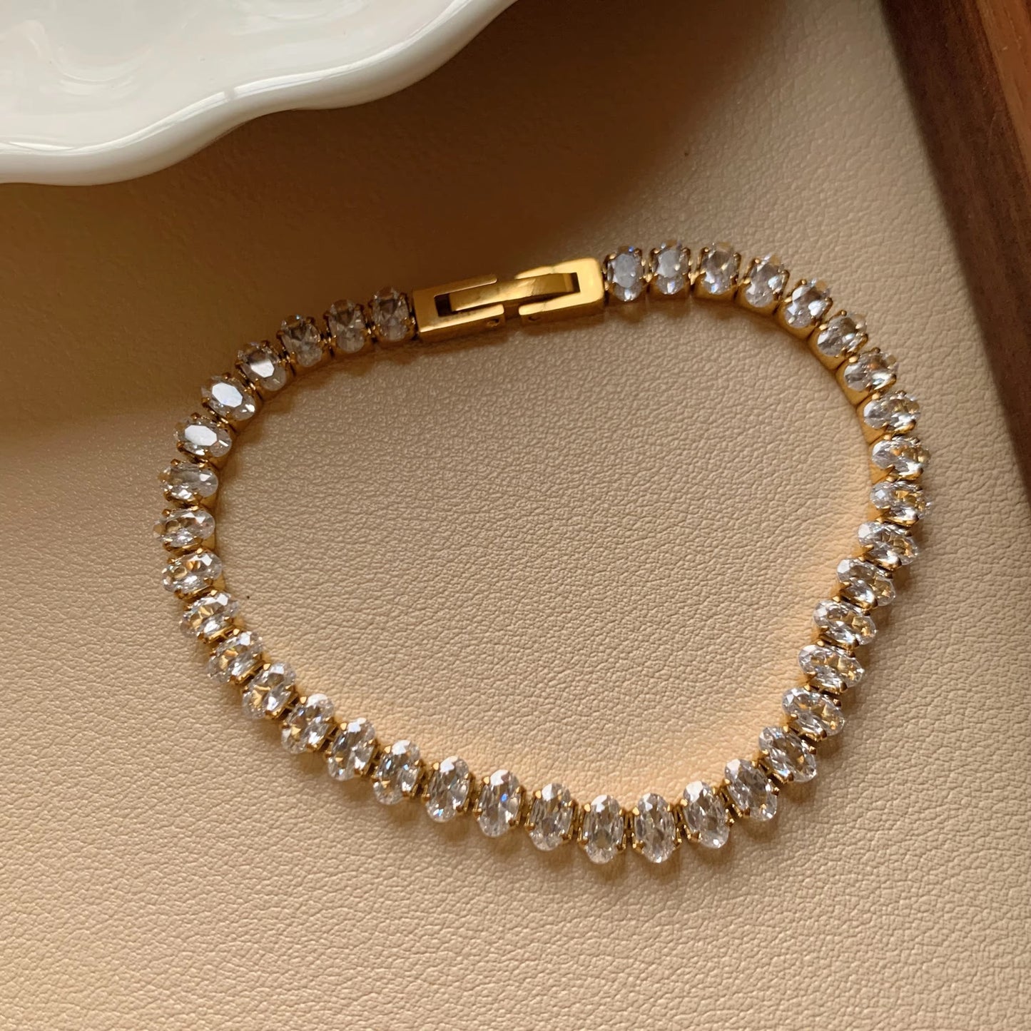Amara Oval Tennis Bracelet