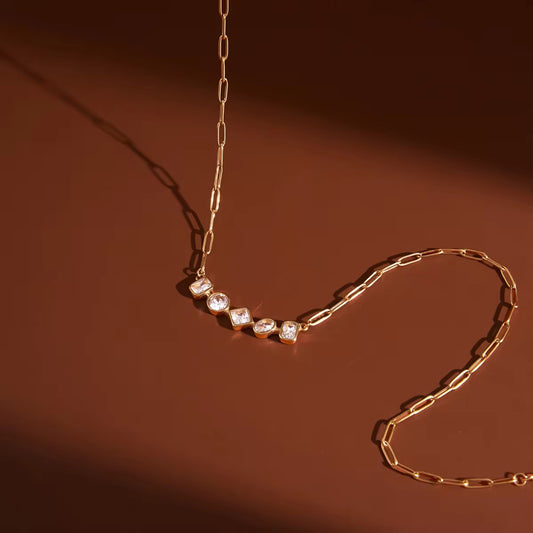 Ophelia Mixed Cut Necklace
