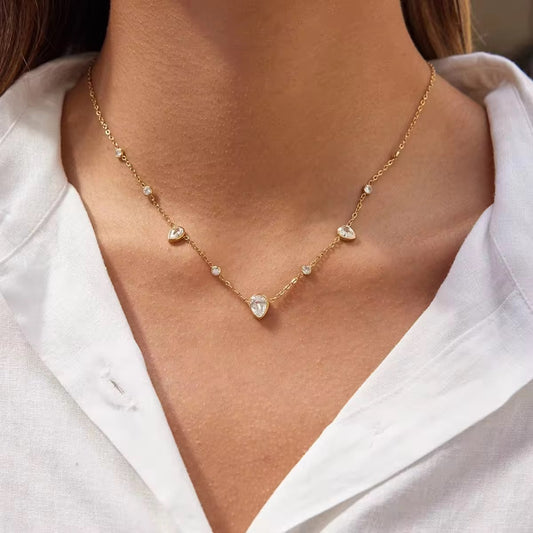 Thalia Station Drop Necklace