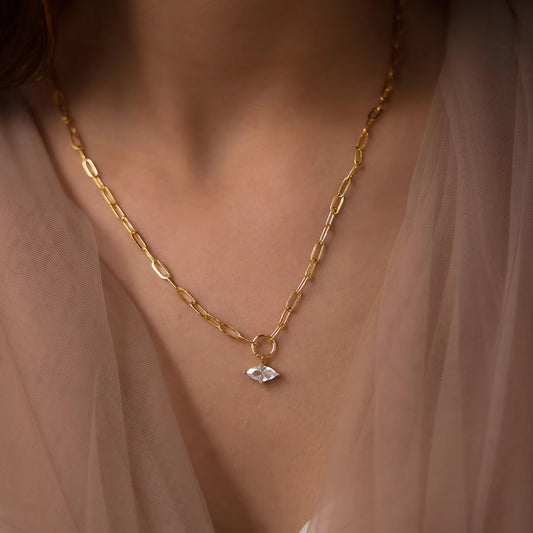 Lumiere Marquise Link Necklace