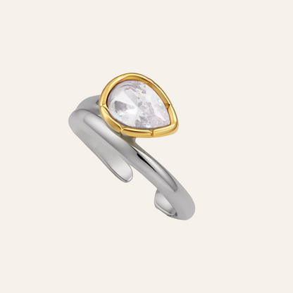 Rowan Pear Bypass Ring