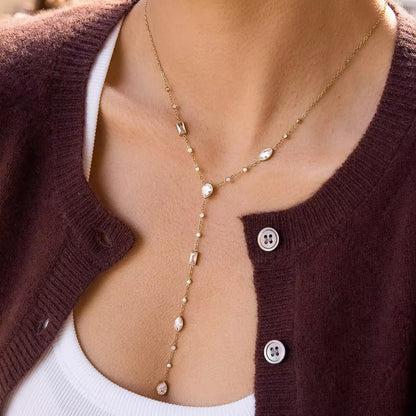 Gleam Y Drop Necklace