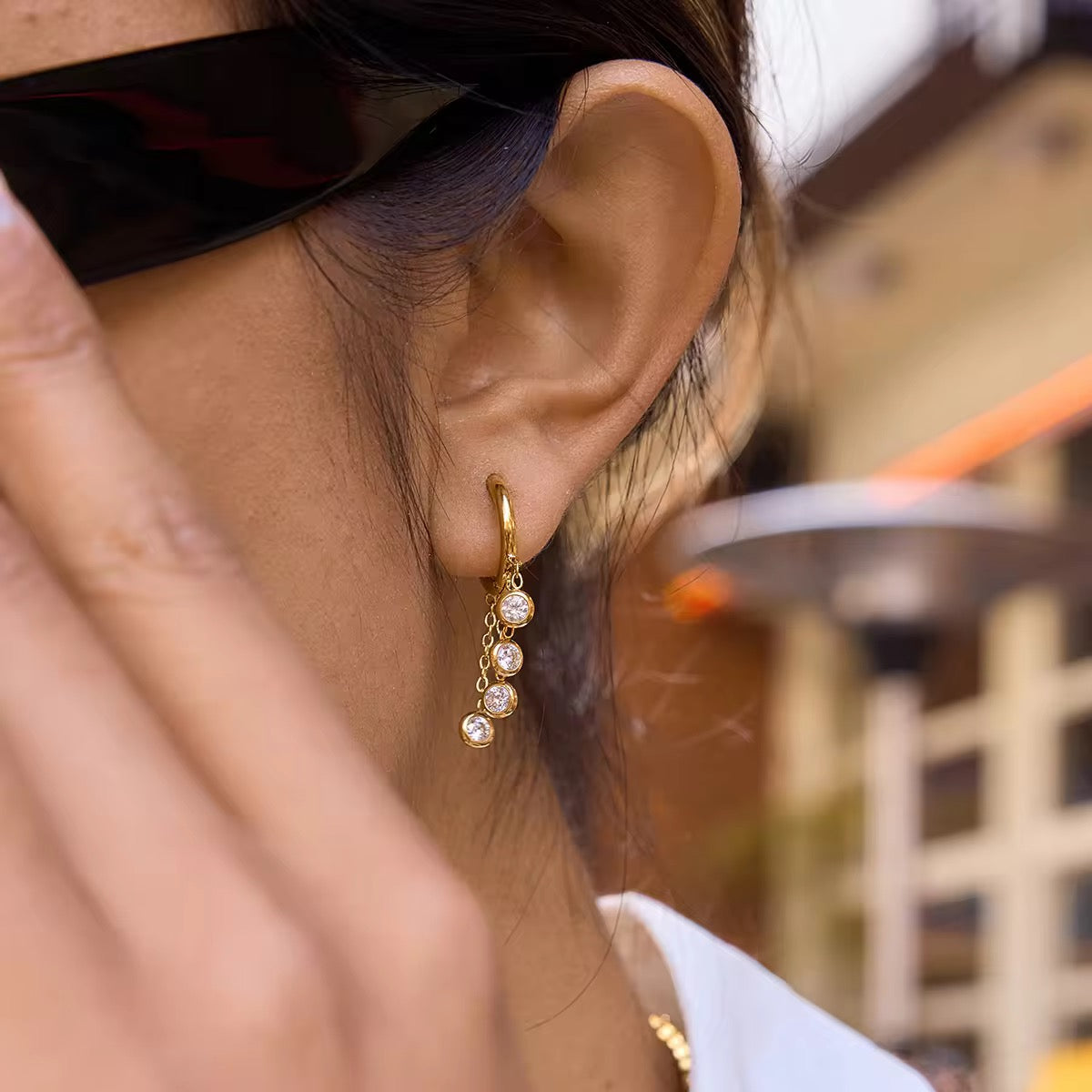 Dainty Dew Dangles Earrings