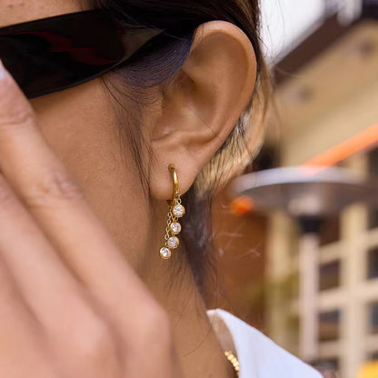 Dainty Dew Dangles Earrings