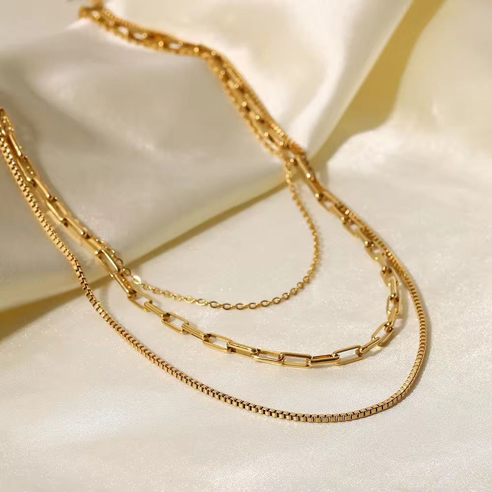 Multi-Layer Gold Chain Necklace