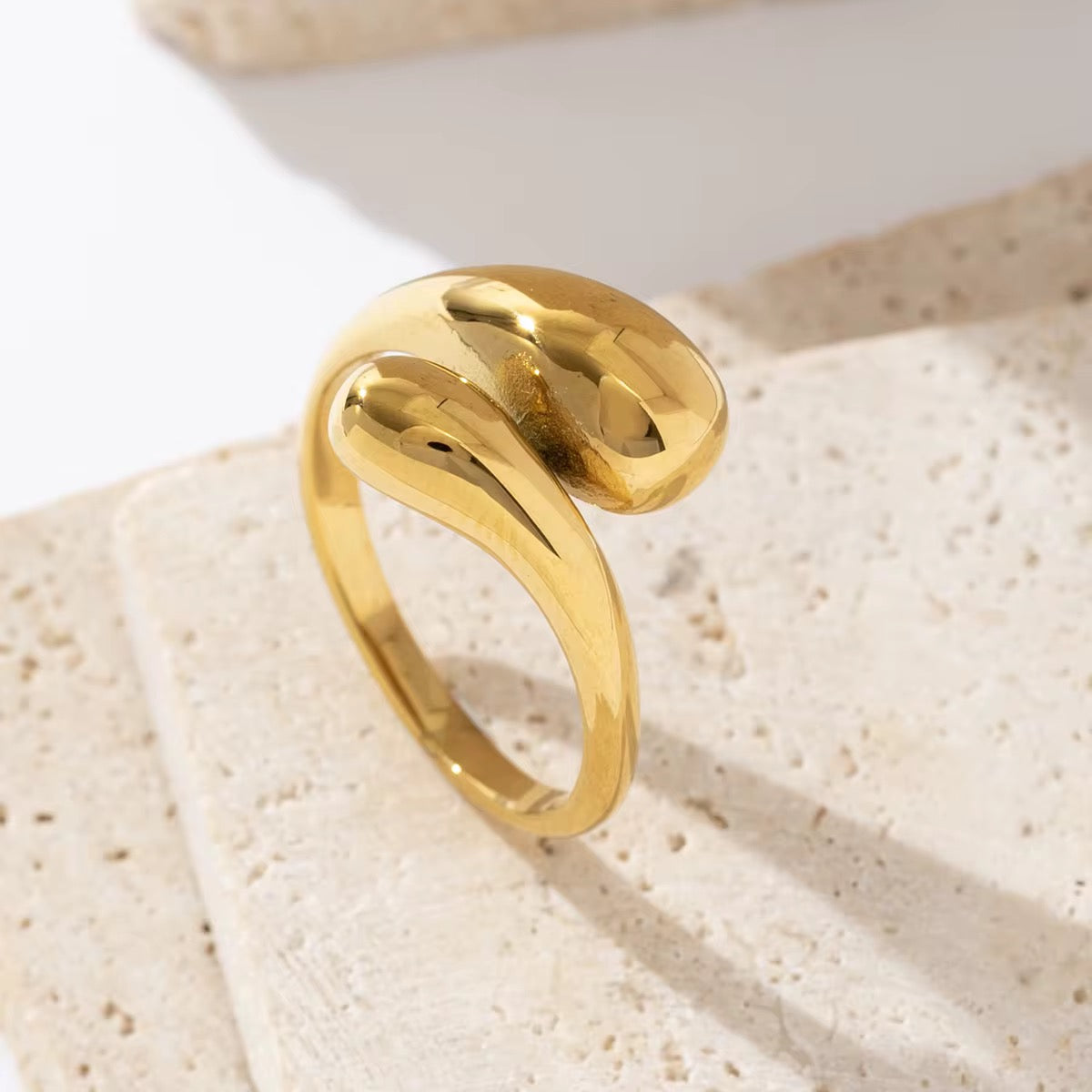 Minimal Wrap Gold Ring