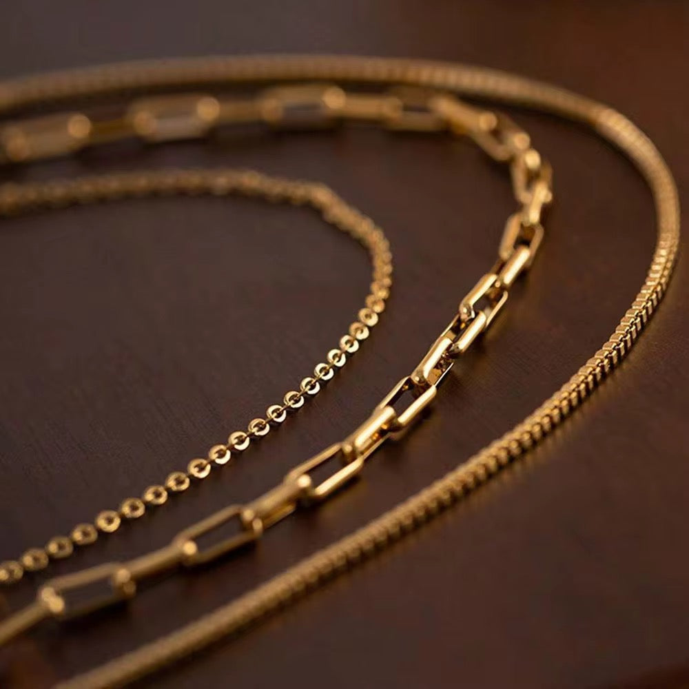 Multi-Layer Gold Chain Necklace