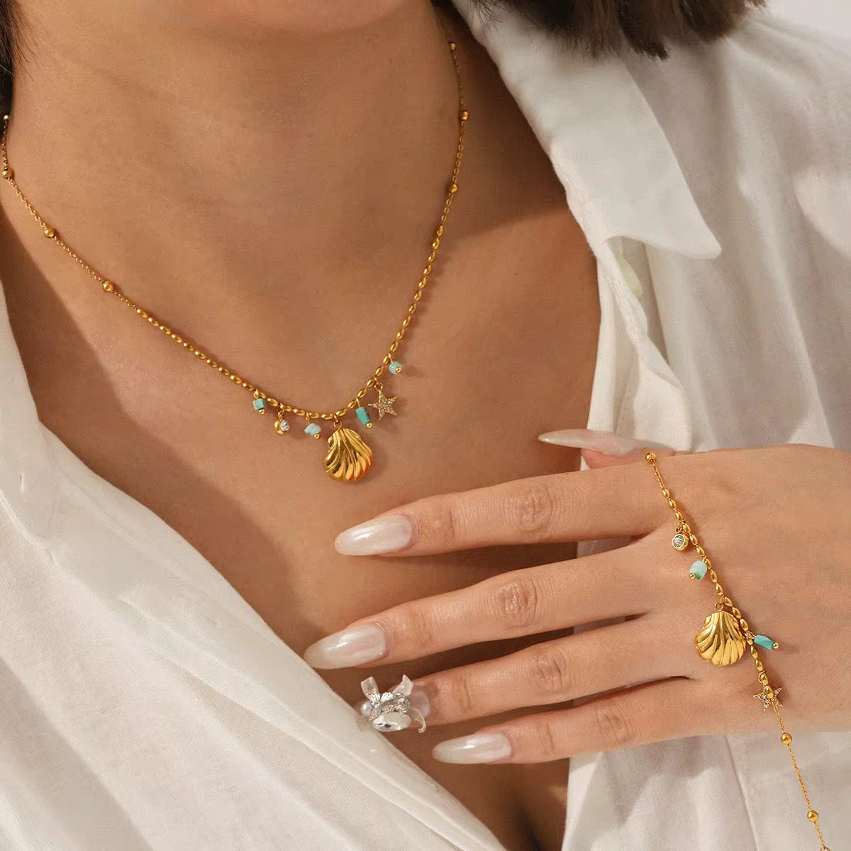 Ocean Charm Necklace