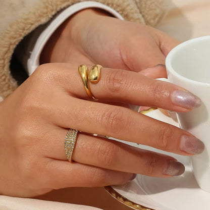 Minimal Wrap Gold Ring