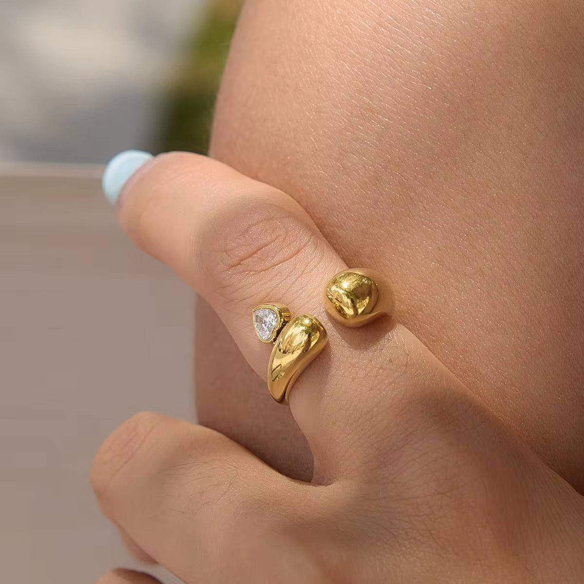 Petal Heart Ring