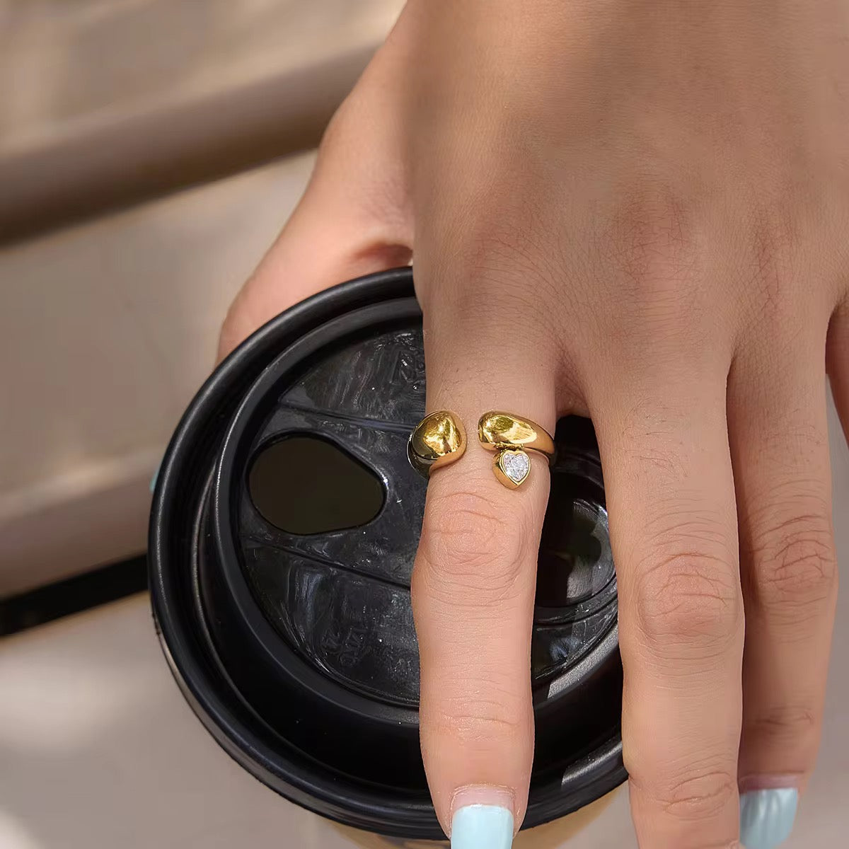 Petal Heart Ring