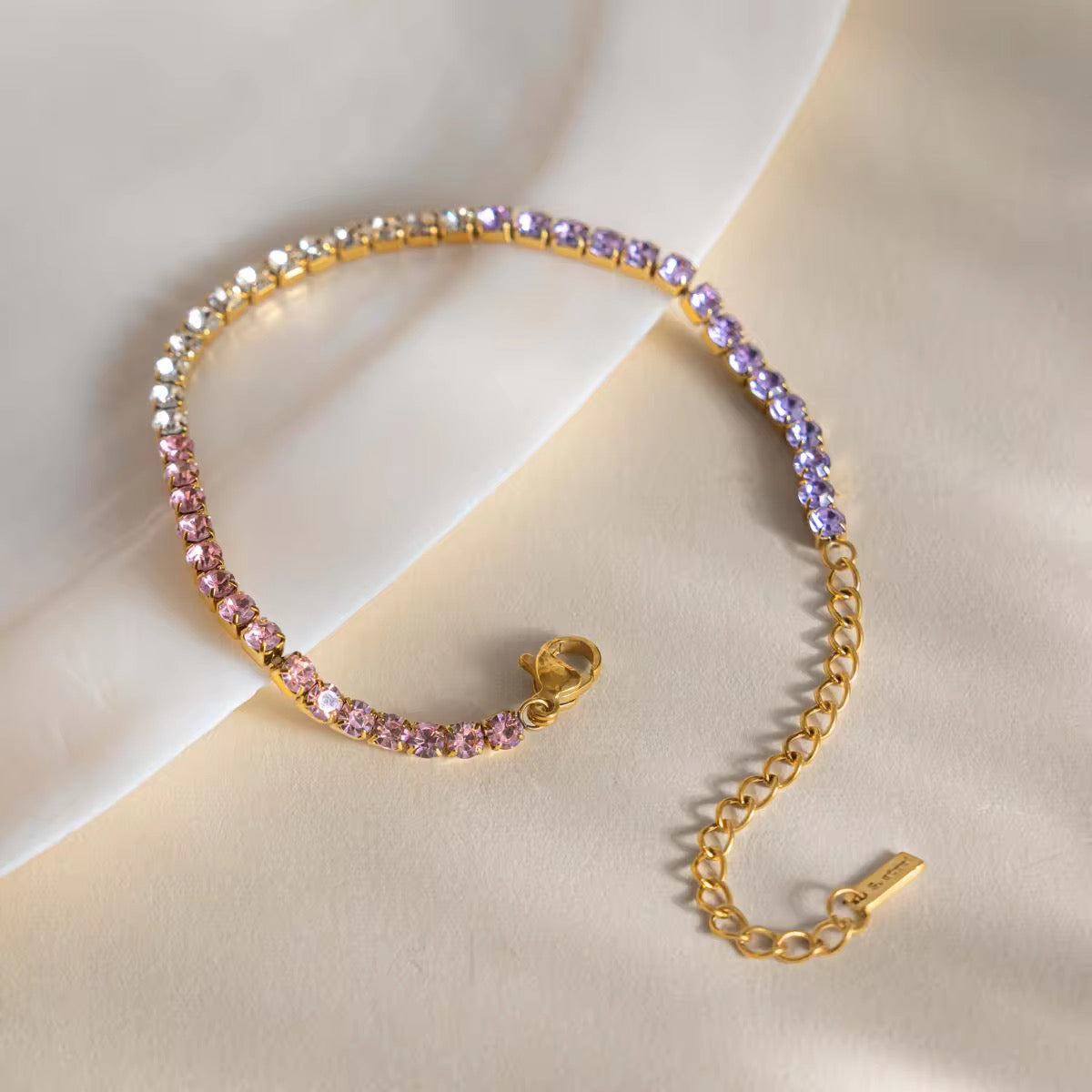 Pastel Tennis Bracelet