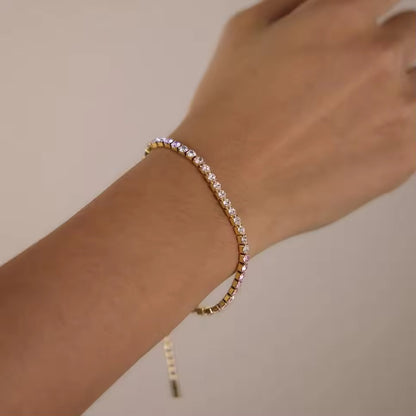 Pastel Tennis Bracelet