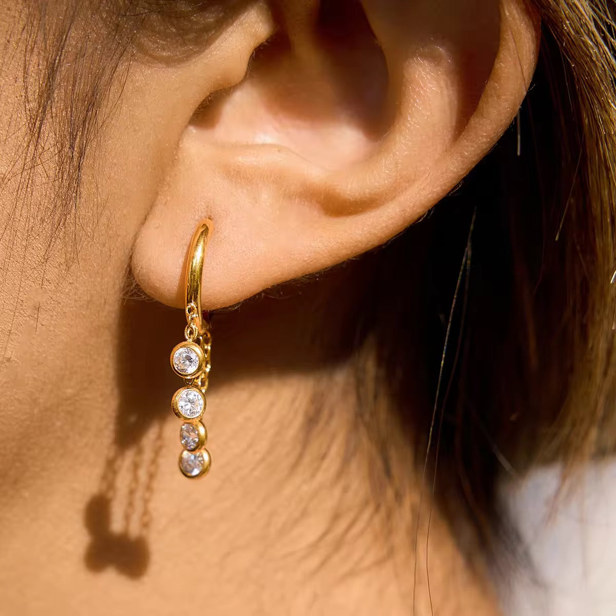 Dainty Dew Dangles Earrings