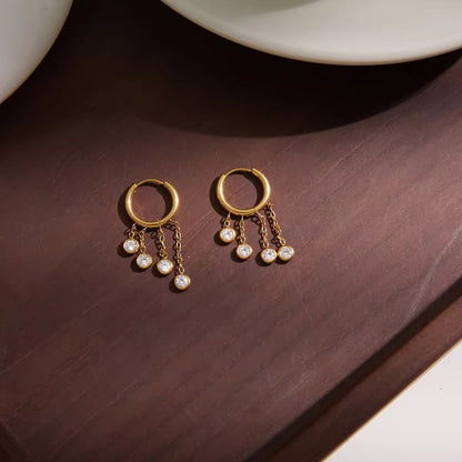 Dainty Dew Dangles Earrings