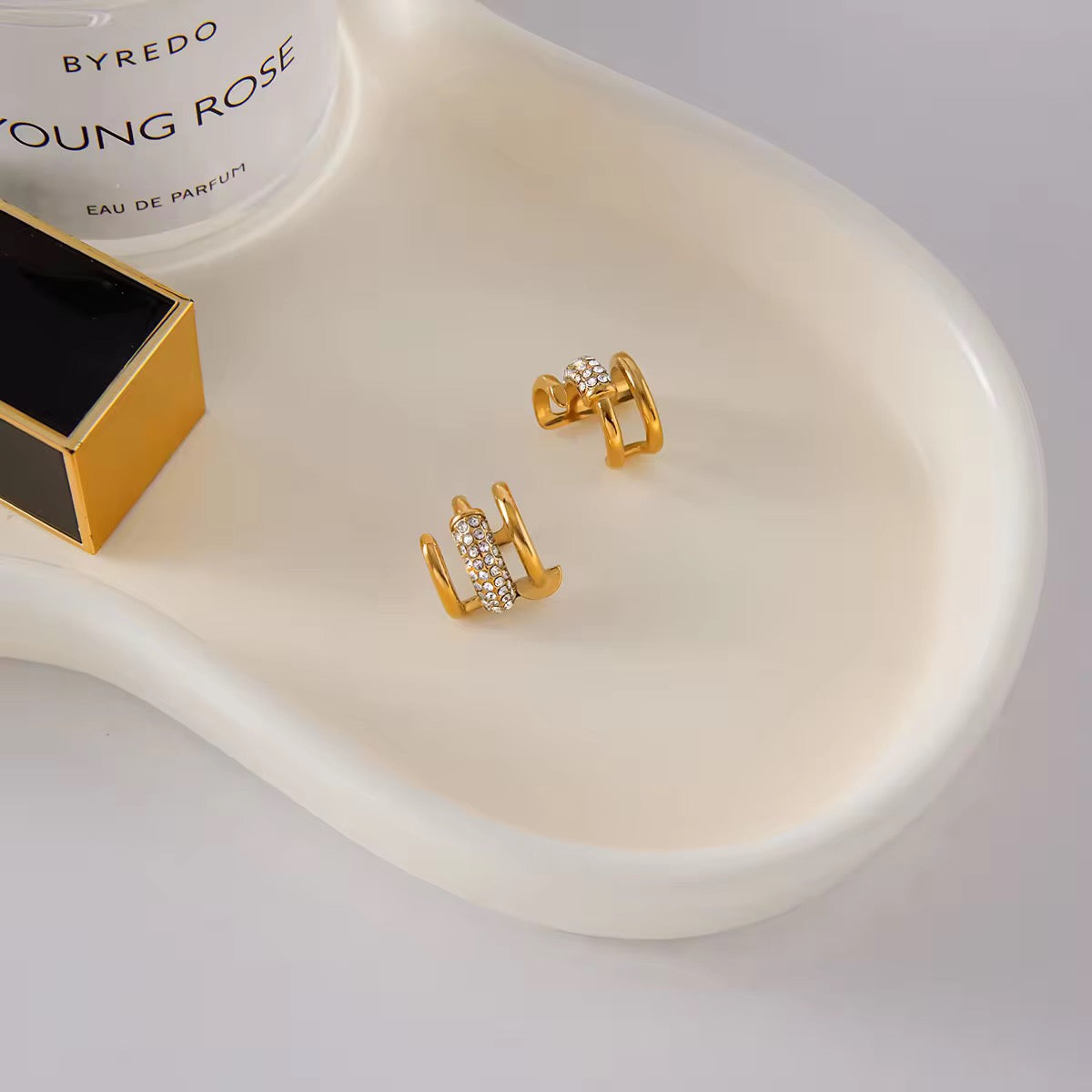 Pave Triple Ear Cuffs (Pair)
