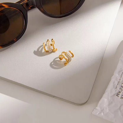 Pave Triple Ear Cuffs (Pair)