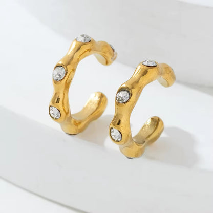 Ripple Gem Ear Cuffs