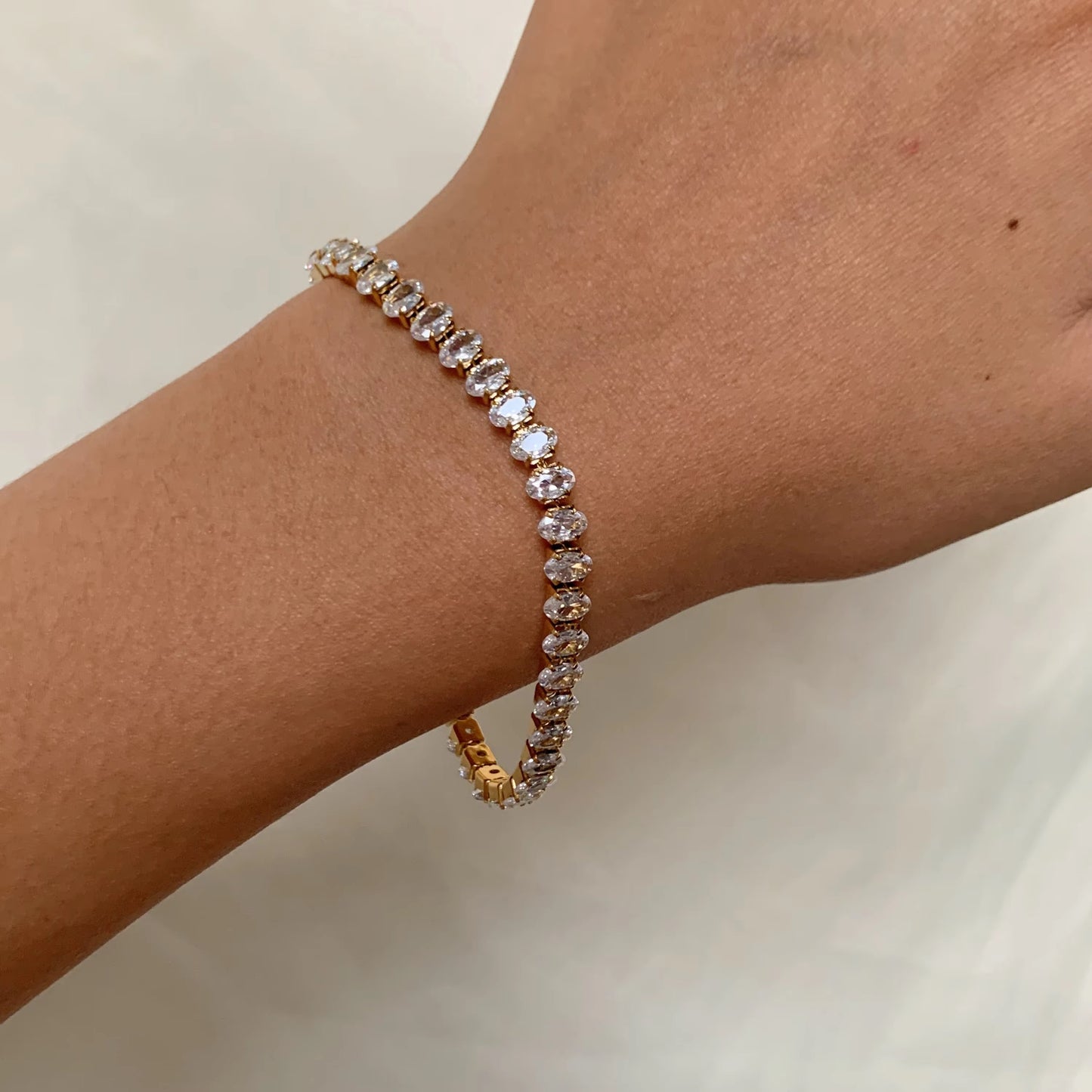 Amara Oval Tennis Bracelet