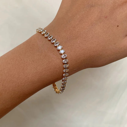Amara Oval Tennis Bracelet