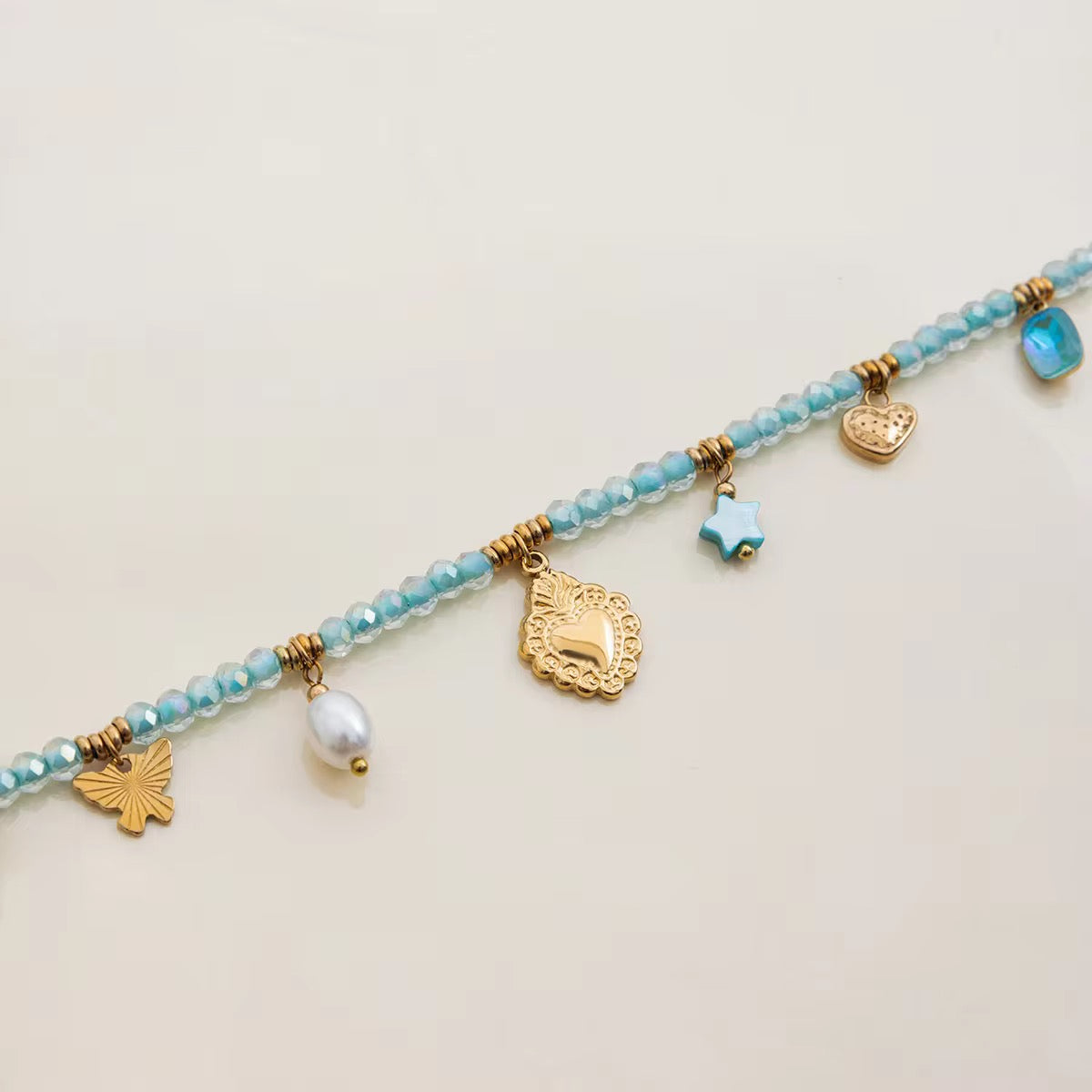 Riviera Turquoise Beaded Necklace