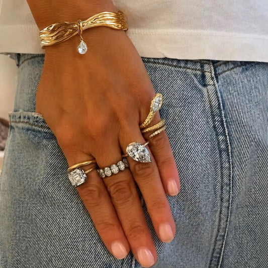Siren Solstice Charm Bangle
