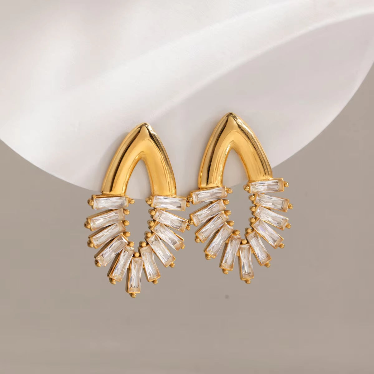 Solis Fan Drop Earrings