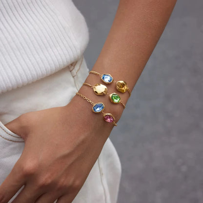 Gemma Organic Gem Chain Bracelet