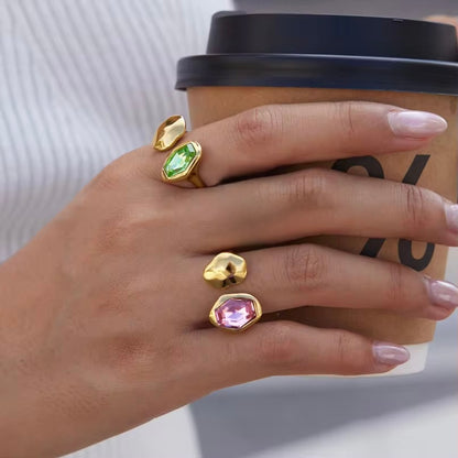 Livia Organic Gem Ring