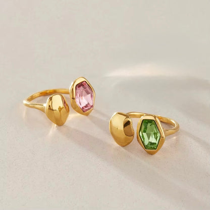 Livia Organic Gem Ring