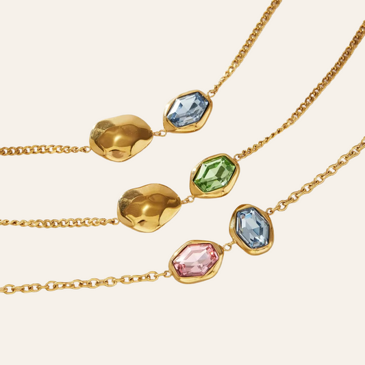 Gemma Organic Gem Chain Bracelet