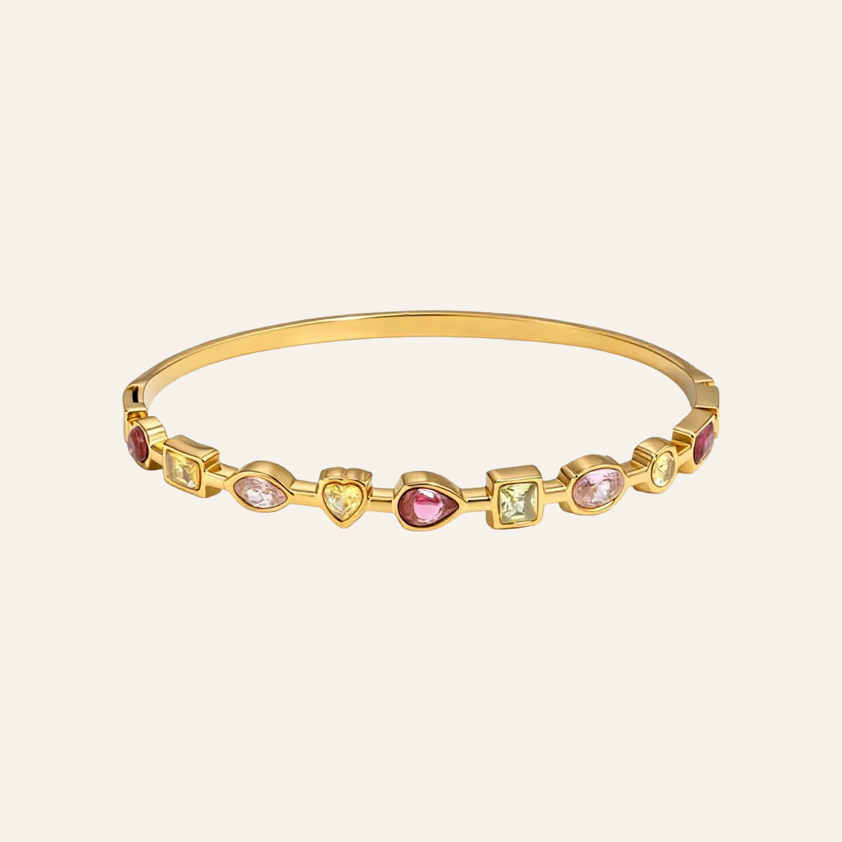 Aura Multi-Shape Gem Bangle