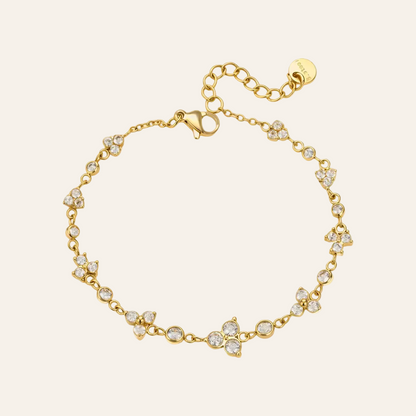 Floral Crystal Bracelet