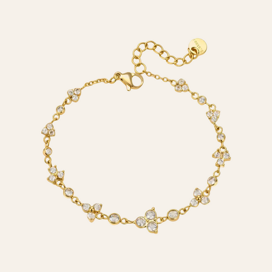 Floral Crystal Bracelet