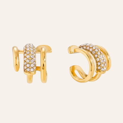 Pave Triple Ear Cuffs (Pair)