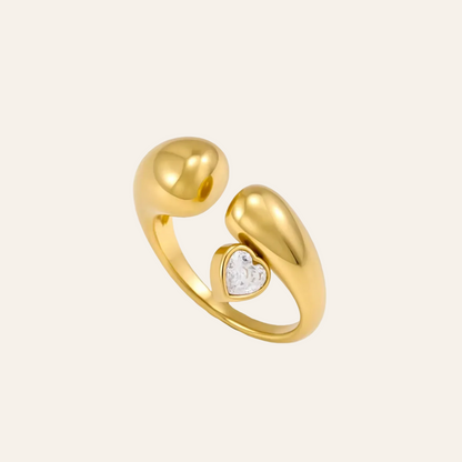 Petal Heart Ring