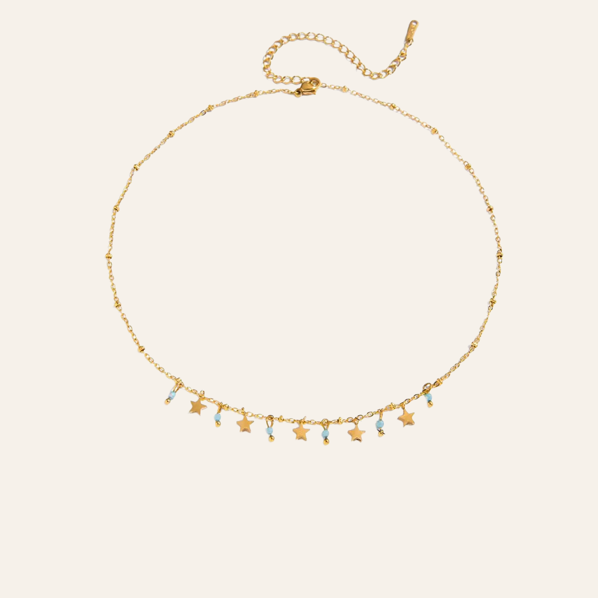 Ayla Beaded Star Choker