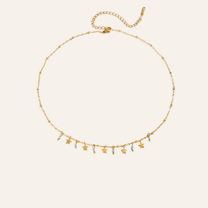 Ayla Beaded Star Choker