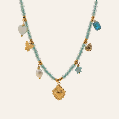 Riviera Turquoise Beaded Necklace