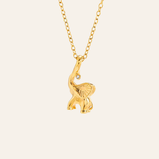 Kavya Elephant Charm Necklace