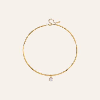 Zennia Pear Collar Necklace