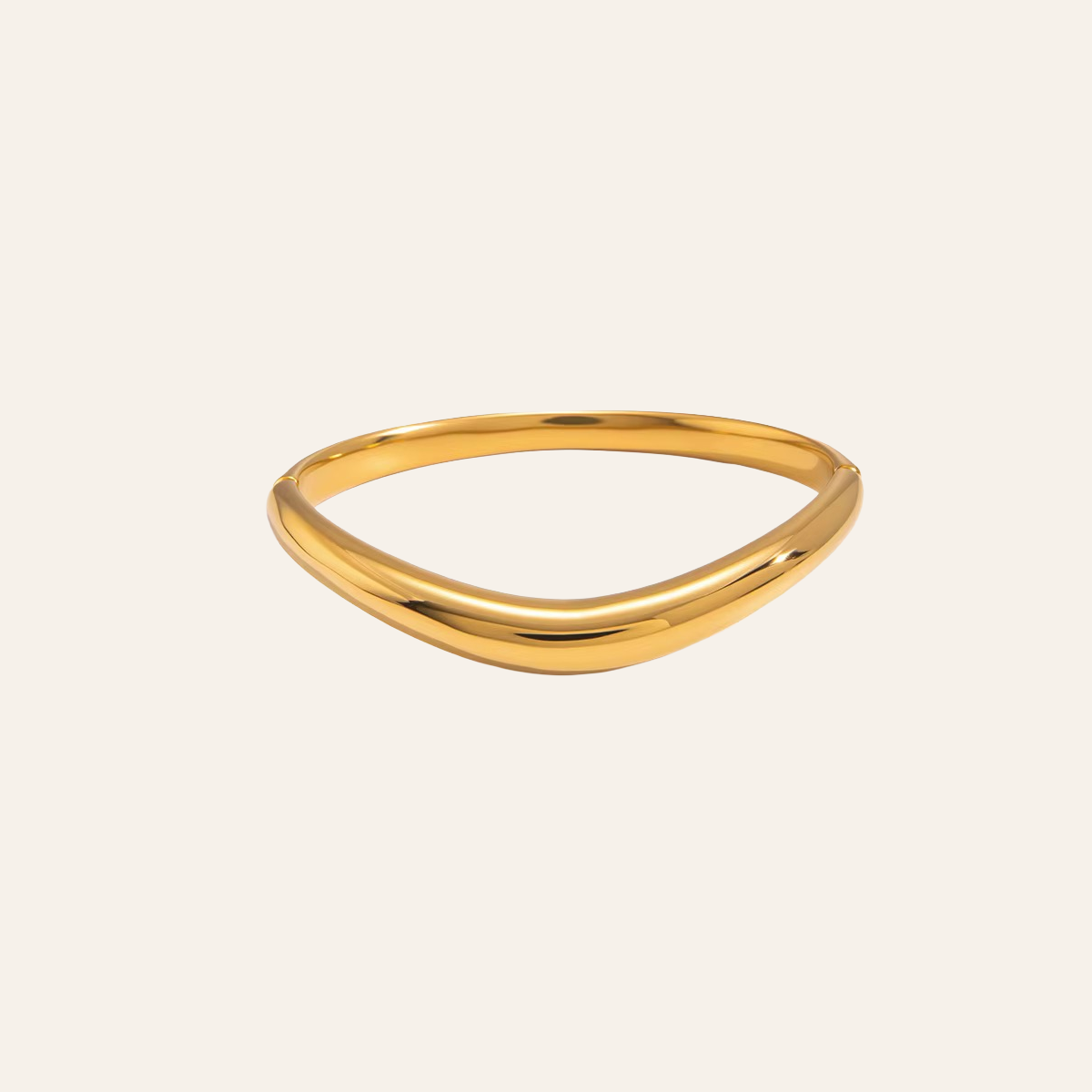 Vera Contour Wave Bangle