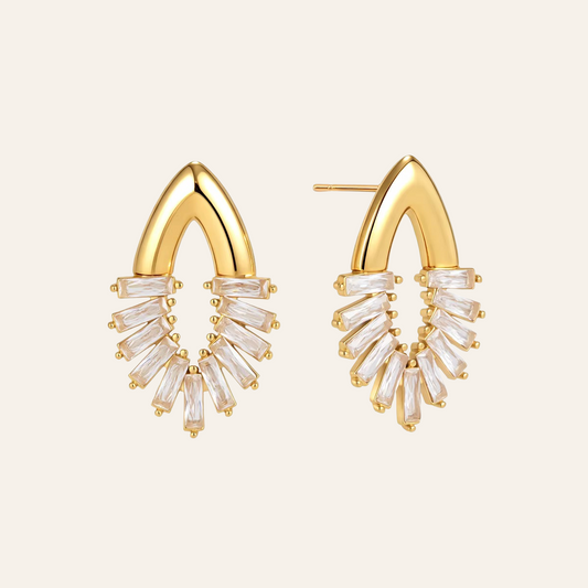 Solis Fan Drop Earrings