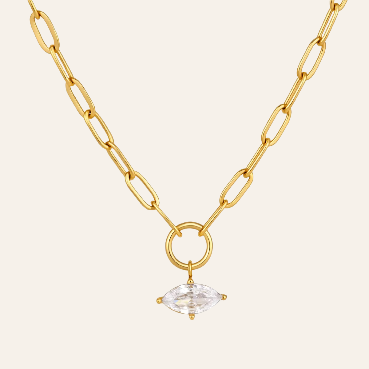 Lumiere Marquise Link Necklace