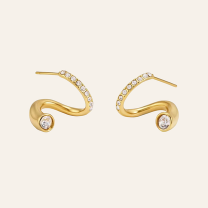 Kismet Wave Stud Earrings