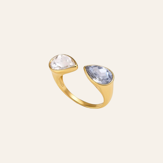 Soraya Dual Pear Ring