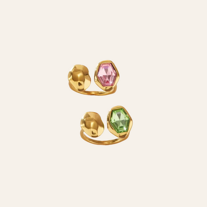 Livia Organic Gem Ring