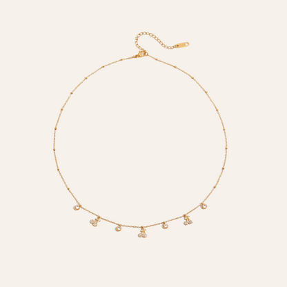 Dainty Cherry Charm Necklace