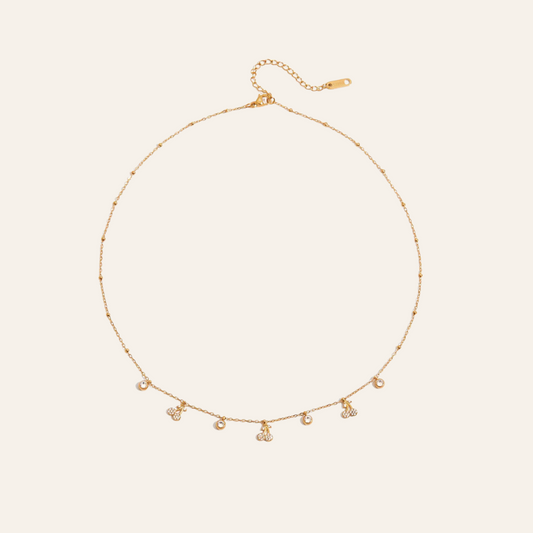 Dainty Cherry Charm Necklace